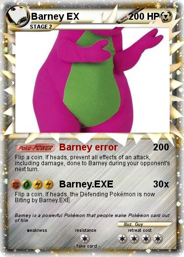Pokemon Barney EX