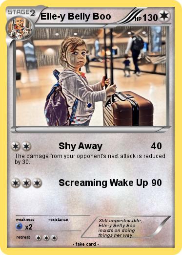 Pokemon Elle-y Belly Boo