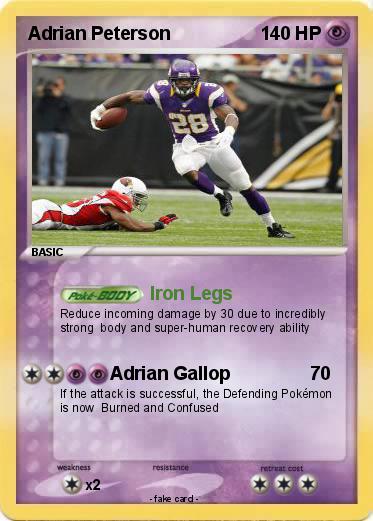 Pokemon Adrian Peterson