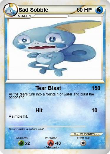 Pokemon Sad Sobble