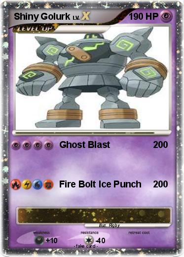 Pokemon Shiny Golurk