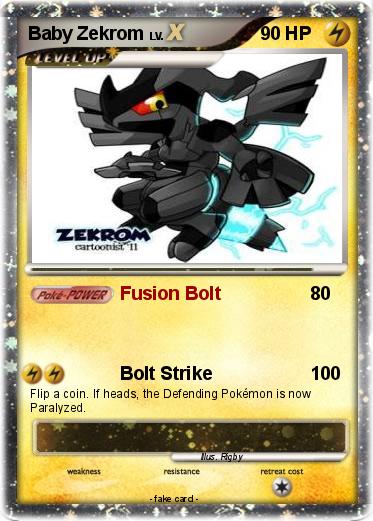 Pokemon Baby Zekrom