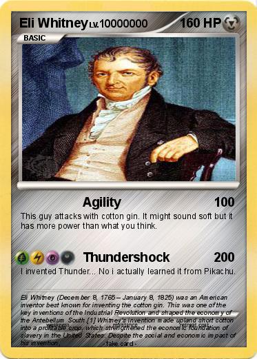 Pokemon Eli Whitney