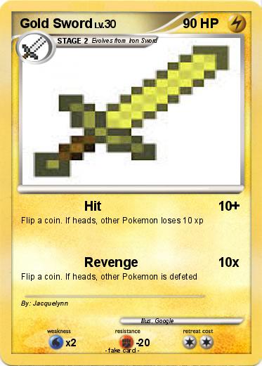 Pokemon Gold Sword