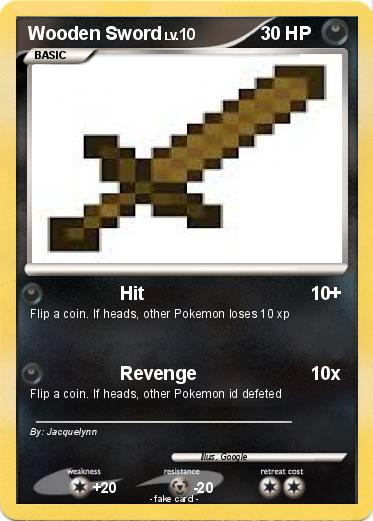 Pokemon Wooden Sword