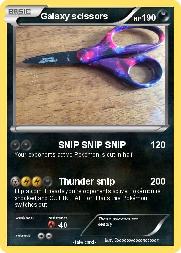 Pokemon Galaxy scissors
