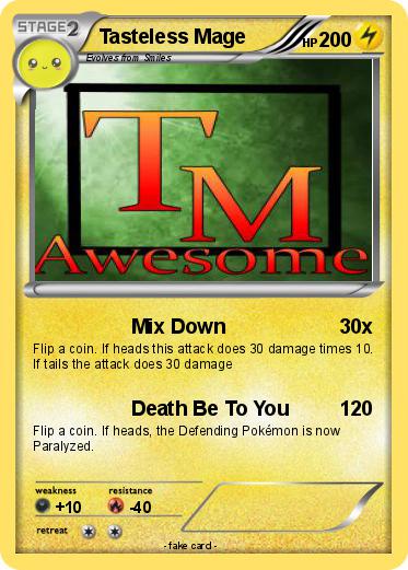 Pokemon Tasteless Mage