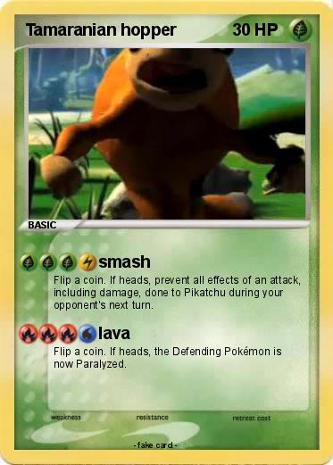 Pokemon Tamaranian hopper