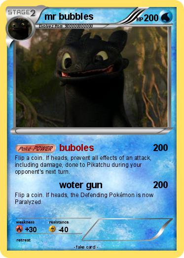 Pokemon mr bubbles