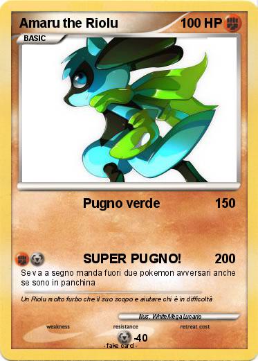 Pokemon Amaru the Riolu
