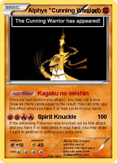 Pokemon Alphys "Cunning Warrior"