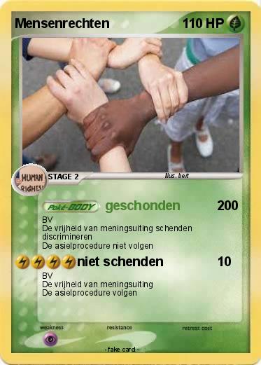 Pokemon Mensenrechten