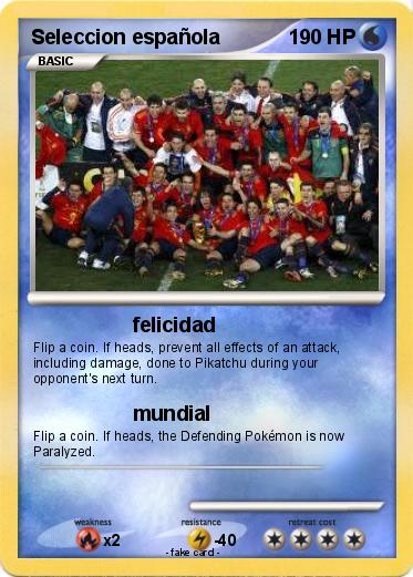 Pokemon Seleccion española