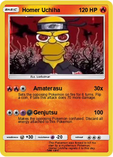 Pokemon Homer Uchiha