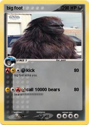 Pokemon big foot