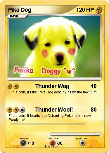Pokemon Pika Dog