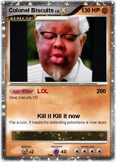 Pokemon Colonel Biscuits