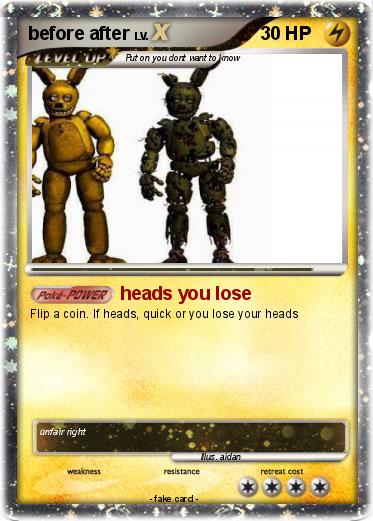 Pokemon before after