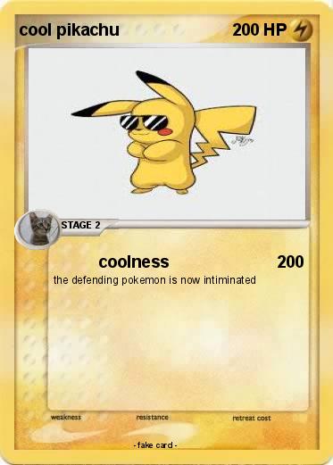 Pokemon cool pikachu