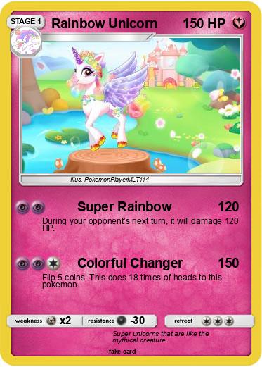 Pokemon Rainbow Unicorn