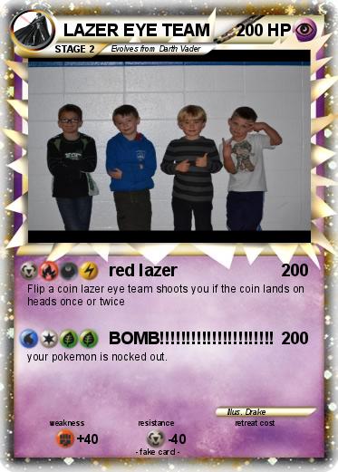 Pokemon LAZER EYE TEAM