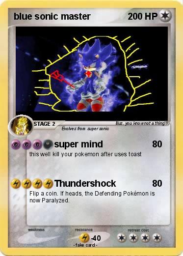 Pokemon blue sonic master