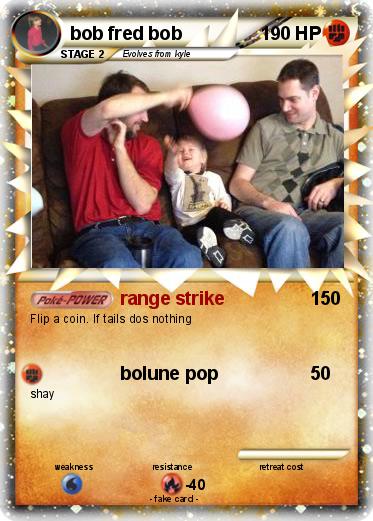 Pokemon bob fred bob