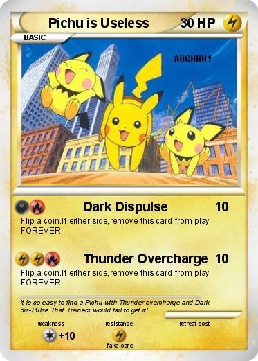 Pokemon Pichu is Useless