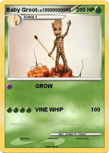 Pokemon Baby Groot