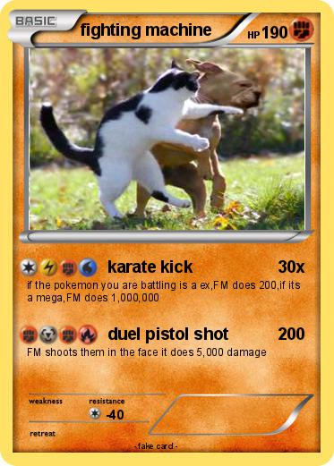 Pokemon fighting machine