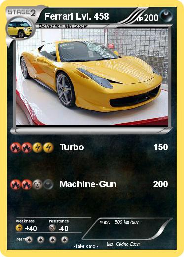 Pokemon Ferrari Lvl. 458