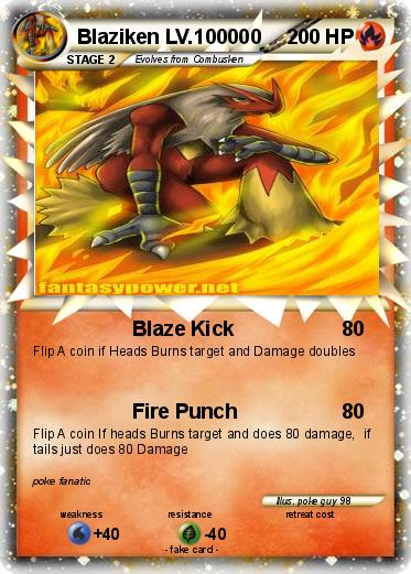 Pokemon Blaziken LV.100000