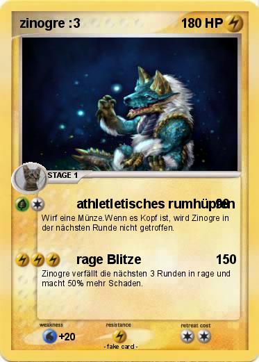 Pokemon zinogre :3