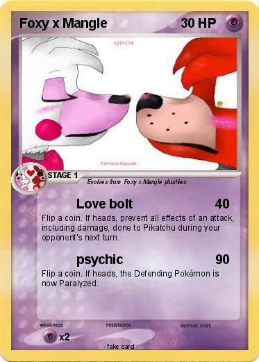 Pokemon Foxy x Mangle