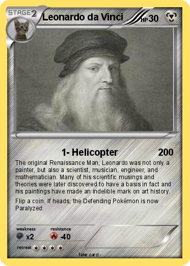 Pokemon Leonardo da Vinci