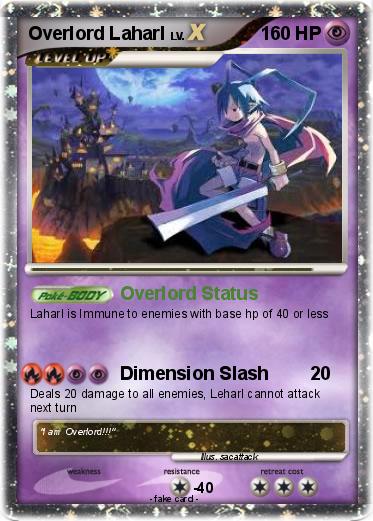 Pokemon Overlord Laharl