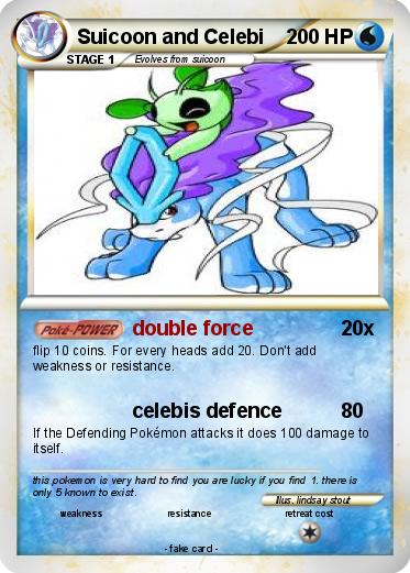 Pokemon Suicoon and Celebi