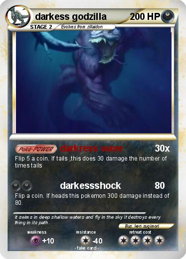 Pokemon darkess godzilla