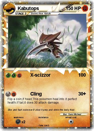 Pokemon Kabutops