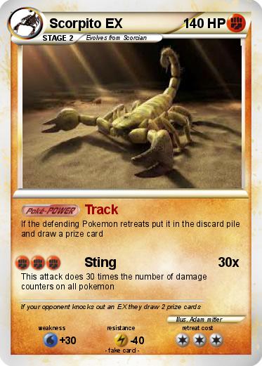 Pokemon Scorpito EX