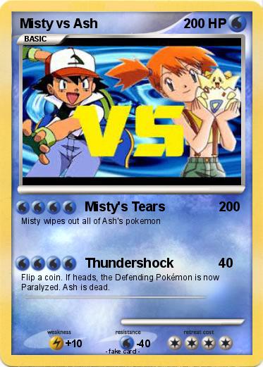 Pokemon Misty vs Ash