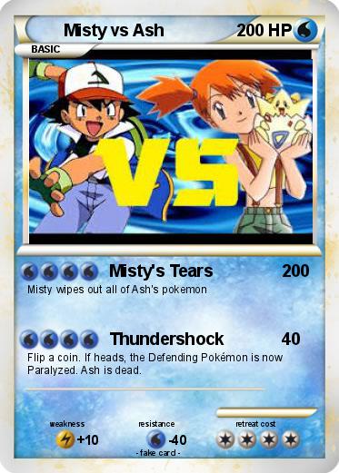 Pokemon Misty vs Ash