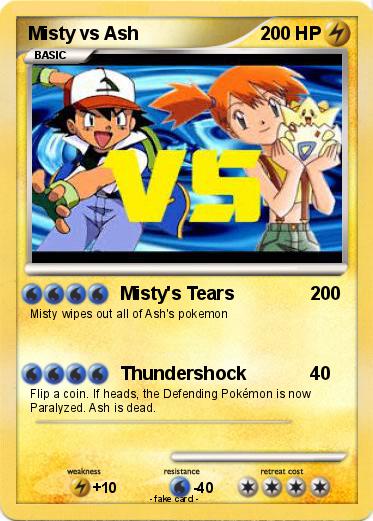 Pokemon Misty vs Ash
