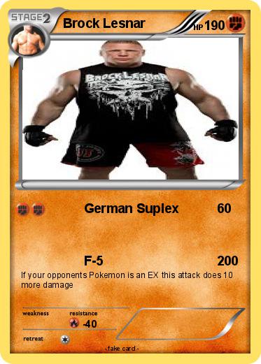 Pokemon Brock Lesnar