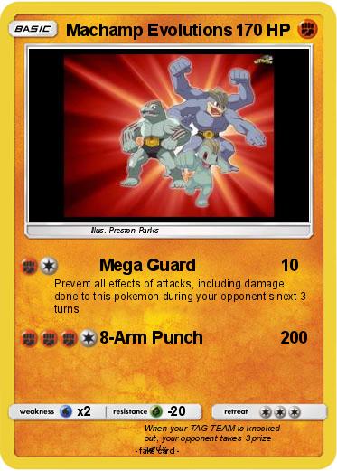 Pokemon Machamp Evolutions