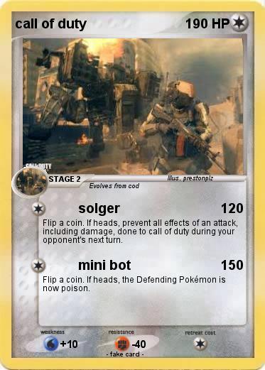 Pokemon call of duty