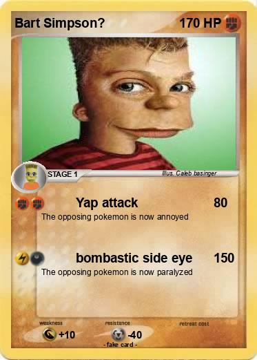 Pokemon Bart Simpson?