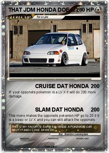 Pokemon THAT JDM HONDA DOE