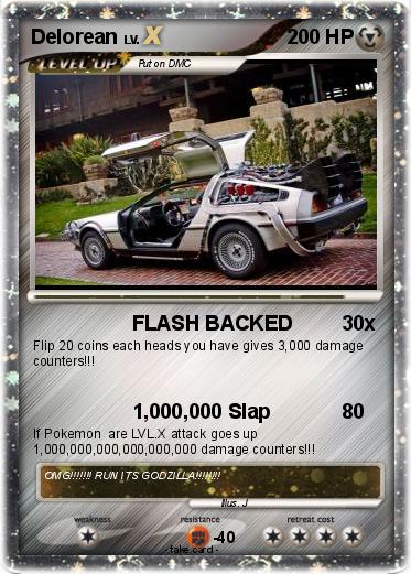Pokemon Delorean