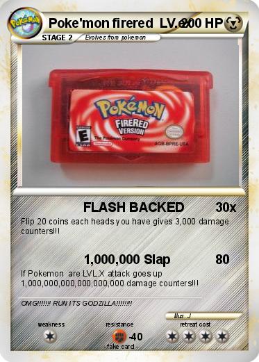 Pokemon Poke'mon firered  LV.ex